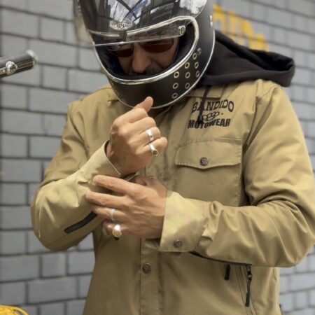 Chaqueta Ruta 72 - Arena - con protecciones