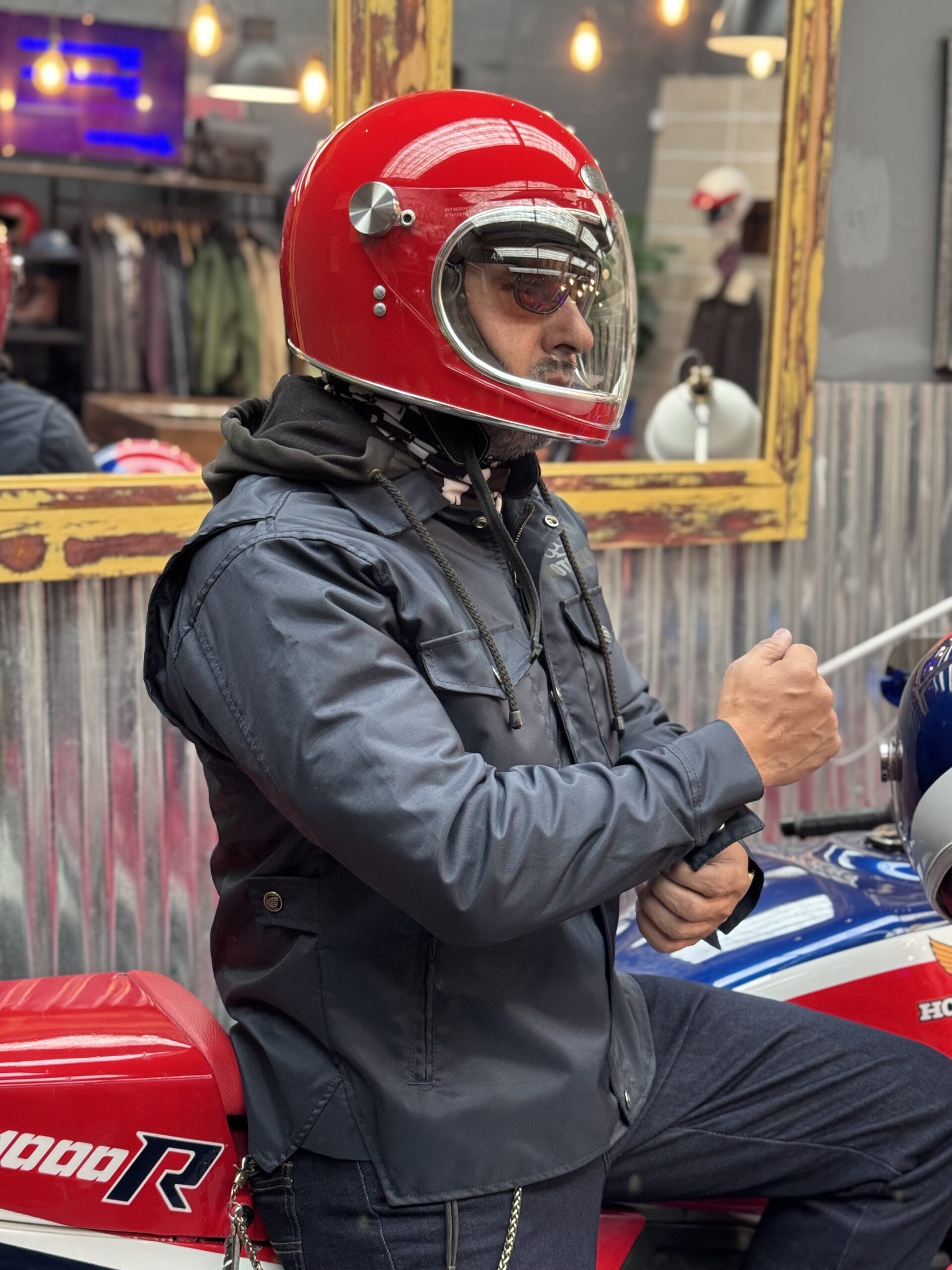 Chaqueta Ruta 72 - Navy - con protecciones - Image 2