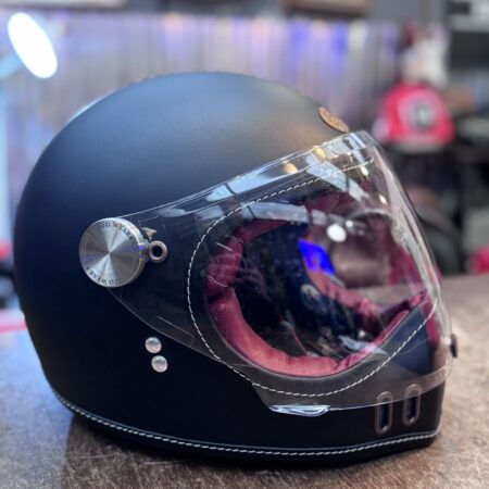 Casco Coyote - Negro mate + visor plano abatible